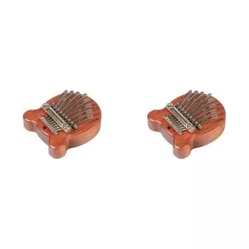 8 Key Mini Kalimba Wooden/Metal Finger Thumb Piano Small Musical Instrument ?