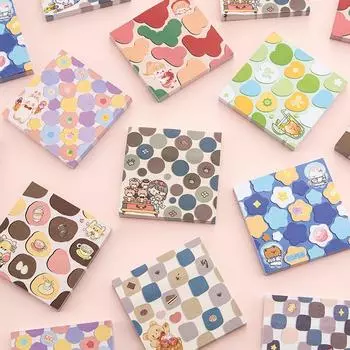 8 книг, наклейки для заметок с милыми героями мультфильмов, 80 листов, кавайные маркеры, флажки, самоклеящиеся блокноты, офисные подарки, принадлежности для вкладок 8 Pcs