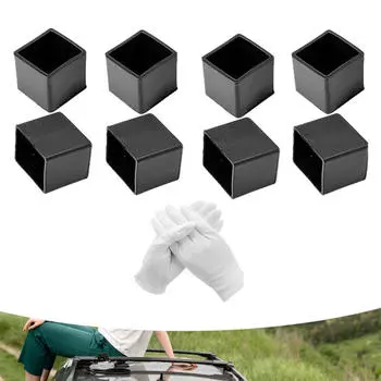 8 комплектов чехлов для поперечин багажника на крышу автомобиля для легкой установки 3cmx2cm