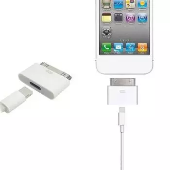 8-контактный женский 30-контактный мужской разъем адаптера для адаптера Iphone 4 4S Ipad 3 белый