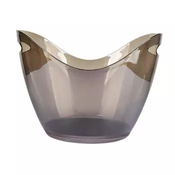 8 литров Пластиковый Вино/шампанское Ледяной Ведерко Дом Бар Отель Ресторан Подарок Прозрачный