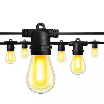 8 м, 13 м, 18 м, уличные светодиодные гирлянды, 5 В, пламя лампы, водонепроницаемая сказочная гирлянда, патио, фестиваль, бар, атмосферное освещение, украшение 8m