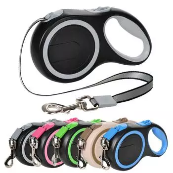 8 м 50 кг большой поводок-рулетка для собак прочный нейлоновый удлиняющийся поводок для щенков маленьких средних собак французский бульдог золотистый ретривер аксессуары 5m Plus-50 kg