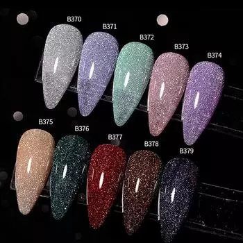 8 мл блестящий гель-лак для ногтей блестящие блестки УФ-светодиодный отмачиваемый лак для маникюра полуперманентный гель-лак для дизайна ногтей
