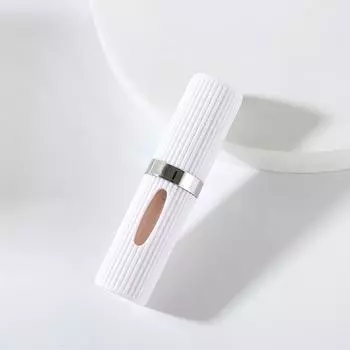 8 мл Вращающийся флакон-спрей для духов с заполнением снизу, Многоразовый атомайзер, Герметичный дорожный диспенсер, Портативный контейнер для духов из АБС-пластика 8ML белый