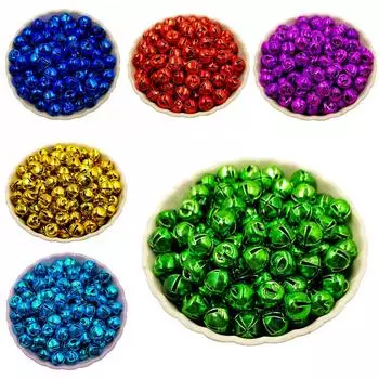 8 мм 20 шт. россыпью бусины для изготовления ювелирных изделий ремесло рождественские колокольчики конфетный цвет DIY ожерелье браслет кулон изящные ювелирные изделия 8 mm 20 Pcs розы красного