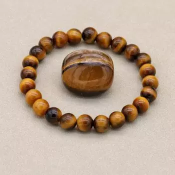 8 мм 5A тигровый глаз натуральный камень бисерный браслет для женщин и мужчин лечебный чакра браслет ручной работы ювелирные изделия подарки на День отца women size