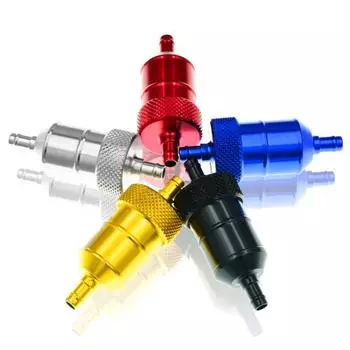 8 мм бензиновый газовый топливный фильтр очиститель для мотоцикла Pit Dirt Bike чёрный