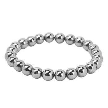 8 мм браслет терагерцового диапазона эластичная веревка снятие усталости энергетический камень браслет для мужчин и женщин