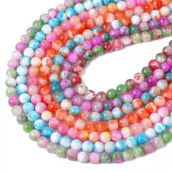 8 мм бусины из натурального камня Персия нефрит синтетические круглые свободные бусины-разделители для ожерелья браслета DIY изготовления ювелирных изделий жёлтый