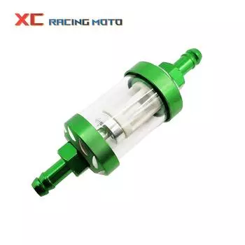 8 мм CNC алюминиевый сплав стекло мотоцикл газовое топливо бензин масляный фильтр мото аксессуары для ATV KTM Honda Kawasaki YAMAHA SUZUKI красный