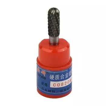 8 мм двойной насечки карбида вольфрама вращающийся напильник борфреза 6 мм хвостовик металлический шлифовальный инструмент