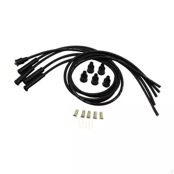 8 мм кабель зажигания HT провода напрямую заменяют для 4 цилиндрового классического автомобиля