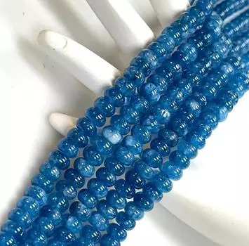8 мм кианит кварц драгоценный камень гладкие бусины формы Рондель 16 дюймов нити AAA качество настоящие драгоценные камни бусины для изготовления ювелирных изделий россыпью бусины 8MM