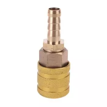 8 мм клапан для накачивания шин латунный адаптер насоса быстроразъемный соединитель аксессуары для накачивания шин велосипеда мотоцикла автомобиля CHINA