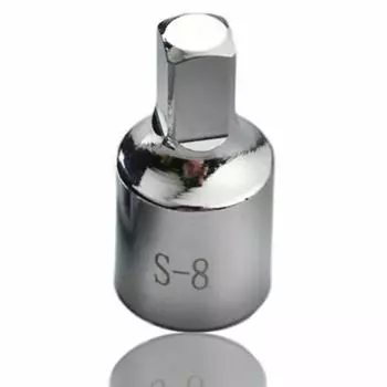8 мм квадратный ключ для сливной пробки масляного поддона инструмент для снятия винтовой головки 3/8 хром-ванадиевая сталь сливная пробка масляного поддона CHINA