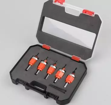 8 мм сверхмощный потайной сверло перфоратор набор бит портативный кромкооблицовочный ручной перфоратор металл 5 Pcs