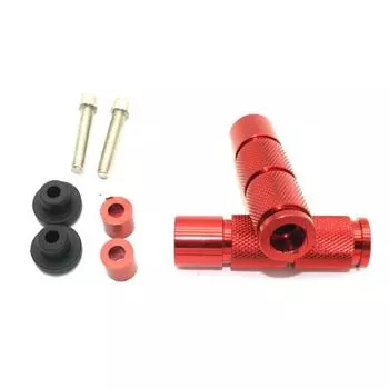 8 мм универсальные подножки для пассажира мотоцикла, изготовленные с ЧПУ из алюминиевого сплава белый