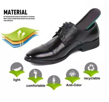 № 8, мягкие дышащие кожаные стельки с дезодорантом, мгновенно впитывающие пот, стелька для обуви, мужские подушечки, кожаные стельки для ухода за ногами 35-40 чёрный