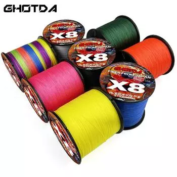8 нитей, 100 м, очень прочный плетеный полиэтиленовый шнур из мультифиламентной веревки 18 фунтов, 22 фунта, 31 фунтов, 39 фунтов, 43 фунтов, 52 фунтов, 61 фунтов, 78 фунтов 22lb белый