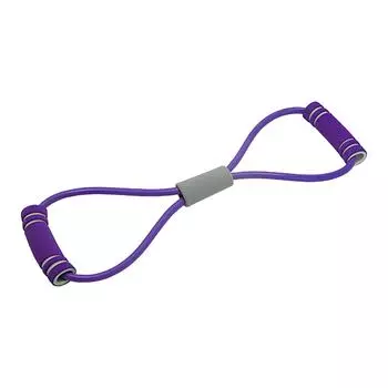 8-образная лента сопротивления для упражнений из ПВХ, универсальная эластичная лента для растяжки рук, плеч, ног