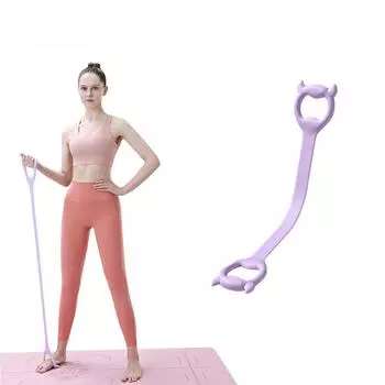 8-образные эспандеры для рук, спины и плеч, эластичная веревка для йоги, фитнес-группы, портативное домашнее оборудование для фитнеса