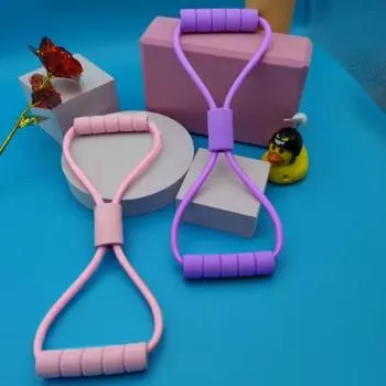 8-образные носилки для женщин с открытой веревкой для натяжения плеч и спины, эластичной лентой, домашним оборудованием для фитнеса и йоги, 8-образным инструментом для тренировки спины
