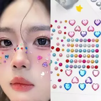 8 Отдел семи цветных пятен трансграничная оптовая торговля макияж глаз алмазная паста паста для бровей жемчужные украшения дети diy декоративная паста