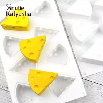 8 отверстий 3D форма сыра силиконовая форма мусс торт шоколадная помадка десерт кондитерские аксессуары для выпечки инструменты для украшения торта