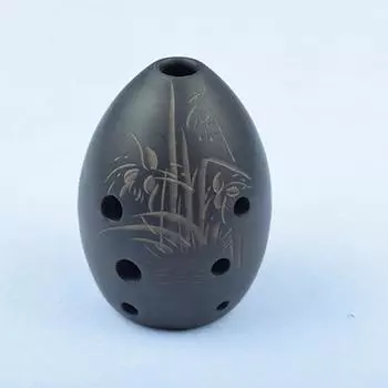 8 отверстий окарина глина Сюнь Китай традиционный музыкальный инструмент подарок для начинающих черная флейта аксессуары для музыкальных инструментов Запчасти CHINA