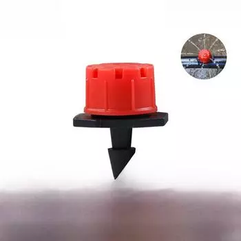 8-отверстий регулируемая красная капельница для полива домашнего сада 8-hole adjustable flow dripper красный