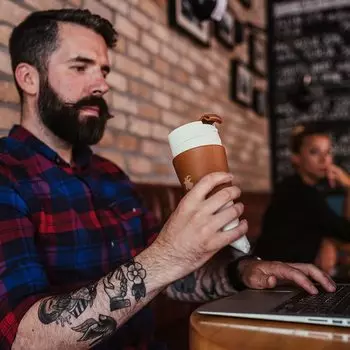 8 унций Кружка из козьего рога для питья, Чашка, Искусственная кожа, Черный / Белый Кружки викингов для меда, Кофейные чашки, чашка 230ml