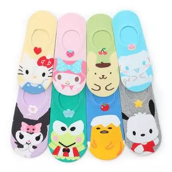 (8 пар) Официально лицензированные носки Sanrio Hello kitty my melody cinnamoroll IM18 M