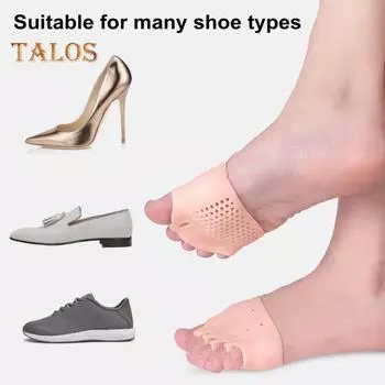 8 пар разделителей пальцев ног для женщин, корректор косточек на ногах, расширители пальцев ног, распорки для йоги, выпрямитель для перекрывающих пальцев ног разноцветный