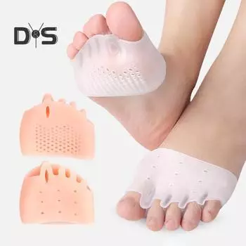 8 пар разделителей пальцев ног для женщин, корректор косточек на ногах, расширители пальцев ног, распорки для йоги, выпрямитель для перекрывающих пальцев ног разноцветный