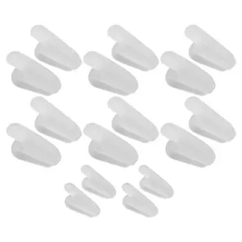 8 пар силиконовых разделителей пальцев ног, мягкие эластичные корректоры пальцев ног, прокладки для перекрывающихся косточек на пальцах ног