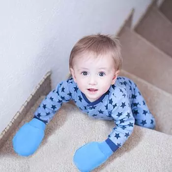 8 пар варежек для новорожденных мальчиков и девочек, не царапающие варежки для младенцев