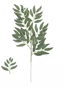 8 Pcs Artificial Eucalyptus Leaf Fake Eucalyptus Artificial Green Plant Leaf Flower Arrangement Accessories Fake Plants for Home Party Decoration