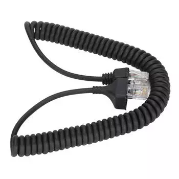 8 Pin Microphone Cable Replacement Speaker Microphone Cord for Kenwood TK868G TK768G TK862G