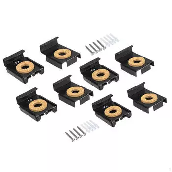 8 подпружиненных зажимов для подвешивания зеркал, монтажные зажимы