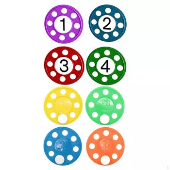 8 предметов, диски для дайвинга, игрушки для погружения в бассейн, детский летний красочный подводный круг, плавание Style A