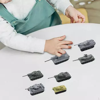8 предметов DIY 1/144 модель танка игрушечная коллекция для детей многоцелевая сборка