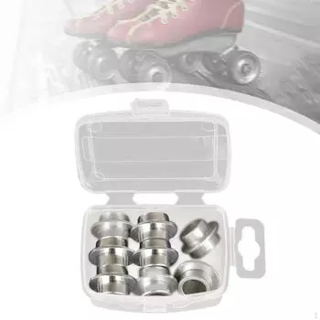 8 Проставки подшипников для роликовых коньков для мужчин, втулки для катания на коньках Silver