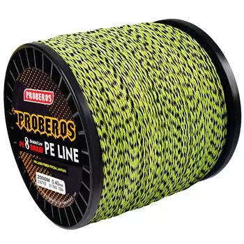 8-прядная леска длиной 2000 метров, 8-прядная прочная полиэтиленовая леска для лошадиной ловли, основная леска для джиговой и морской рыбалки 14.0/150LB розовый