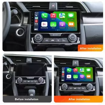 8-ядерный 8+256G автомобильный радиоприемник Android мультимедийный проигрыватель для Honda Civic 10 FC FK 2015-2020 GPS BT аудио стерео автоматические интеллектуальные системы