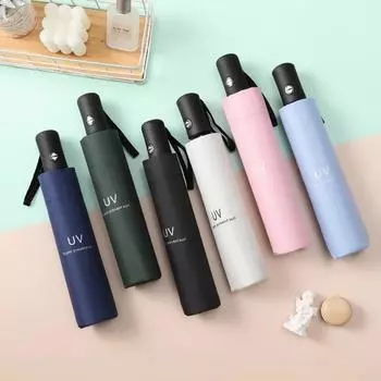 8 ребер, дорожные зонтики от дождя и солнца, ветрозащитный многоцветный дорожный зонт, автоматический открывающийся и закрывающийся 1PCS вино красного