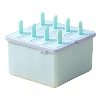 8-решетчатая форма для мороженого с крышкой, безопасная, надежная, своими руками, легко размораживаемая форма для ледяного бара для кухни, ресторана