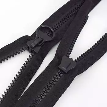 # 8 Рюкзак-палатка Куртка Пальто Ремкомплект смоляной молнии Открытая длинная молния 60-300 см 60cm чёрный