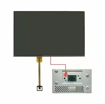 8 Сенсорный экран Стекло Дигитайзер Для Lincoln Ford Sync 2 Радио Навигация 4-контактный