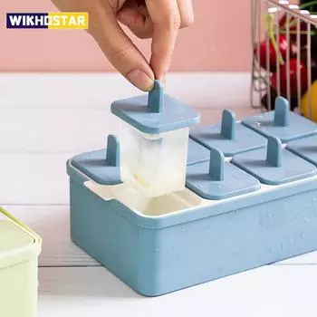 8 сетка DIY форма для мороженого домашние пластиковые формы для льда с палкой Летняя детская форма для мороженого «сделай сам» кухня форма для замороженного мороженого на палочке